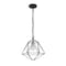 Z-Lite Geo 1 Light Mini Pendant, Matte Black 918MP-MB-CH - alternate 3